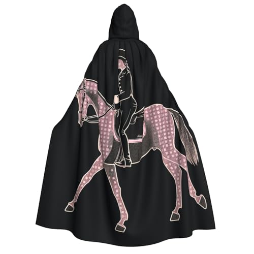 TRSGKSQP Dressurumhang für Erwachsene, mit Kapuze, für Dressurreiter, Pferd, Halloween, lange Kapuze, Cosplay-Kostüm TRSGKSQP Dressurumhang für Erwachsene, mit Kapuze, für Dressurreiter, Pferd, Halloween, lange Kapuze, Cosplay-Kostüm von TRSGKSQP