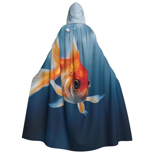 TRSGKSQP Fisch-Umhang mit Kapuze für Erwachsene, Halloween-Umhang, lange Kapuze, Robe, Umhang, Cosplay-Kostüm TRSGKSQP Fisch-Umhang mit Kapuze für Erwachsene, Halloween-Umhang, lange Kapuze, Robe, Umhang, Cosplay-Kostüm von TRSGKSQP