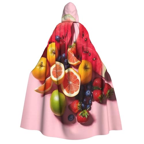 TRSGKSQP Fresh Fruits Kapuzenumhang für Erwachsene, Halloween-Umhang, lange Kapuze, Cosplay-Kostüm TRSGKSQP Fresh Fruits Kapuzenumhang für Erwachsene, Halloween-Umhang, lange Kapuze, Cosplay-Kostüm von TRSGKSQP