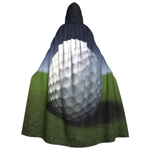 TRSGKSQP Golfball-Umhang mit Kapuze für Erwachsene, Halloween-Umhang, lange Kapuze, Cosplay-Kostüm TRSGKSQP Golfball-Umhang mit Kapuze für Erwachsene, Halloween-Umhang, lange Kapuze, Cosplay-Kostüm von TRSGKSQP