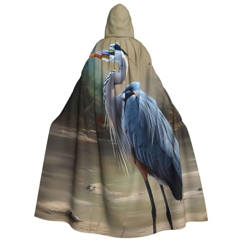 TRSGKSQP Heron Erwachsenen-Umhang mit Kapuze, Halloween-Umhang, lange Kapuze, Robe, Umhang, Cosplay-Kostüm TRSGKSQP Heron Erwachsenen-Umhang mit Kapuze, Halloween-Umhang, lange Kapuze, Robe, Umhang, Cosplay-Kostüm von TRSGKSQP