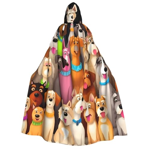 TRSGKSQP Kapuzenumhang für Hunde und Erwachsene, Halloween-Umhang, lange Kapuze, Cosplay-Kostüm TRSGKSQP Kapuzenumhang für Hunde und Erwachsene, Halloween-Umhang, lange Kapuze, Cosplay-Kostüm von TRSGKSQP