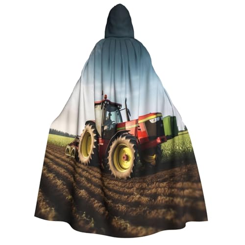 TRSGKSQP Kapuzenumhang mit Traktor Bauernhof, für Erwachsene, Halloween, lange Kapuze, Cosplay-Kostüm TRSGKSQP Kapuzenumhang mit Traktor Bauernhof, für Erwachsene, Halloween, lange Kapuze, Cosplay-Kostüm von TRSGKSQP