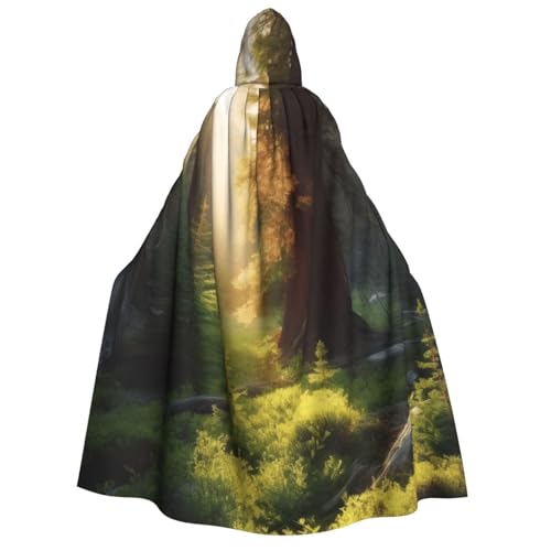 TRSGKSQP Morgensonnenlicht in der Wildnis, Erwachsenen-Umhang mit Kapuze, Halloween-Umhang, lange Kapuze, Cosplay-Kostüm TRSGKSQP Morgensonnenlicht in der Wildnis, Erwachsenen-Umhang mit Kapuze, Halloween-Umhang, lange Kapuze, Cosplay-Kostüm von TRSGKSQP