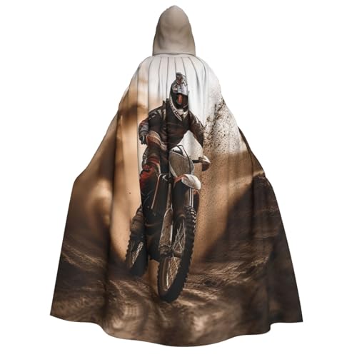 TRSGKSQP Motocross-Umhang mit Kapuze für Erwachsene, Halloween-Umhang, lange Kapuze, Robe, Umhang, Cosplay-Kostüm TRSGKSQP Motocross-Umhang mit Kapuze für Erwachsene, Halloween-Umhang, lange Kapuze, Robe, Umhang, Cosplay-Kostüm von TRSGKSQP