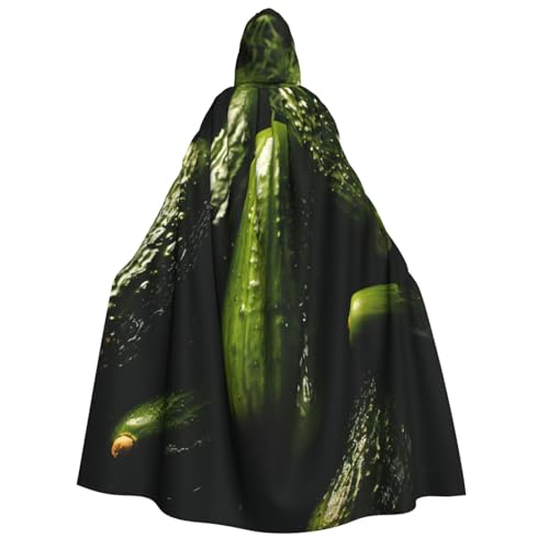 TRSGKSQP Pickle Erwachsenen-Umhang mit Kapuze, Halloween-Umhang, lange Kapuze, Robe, Umhang, Cosplay-Kostüm von TRSGKSQP