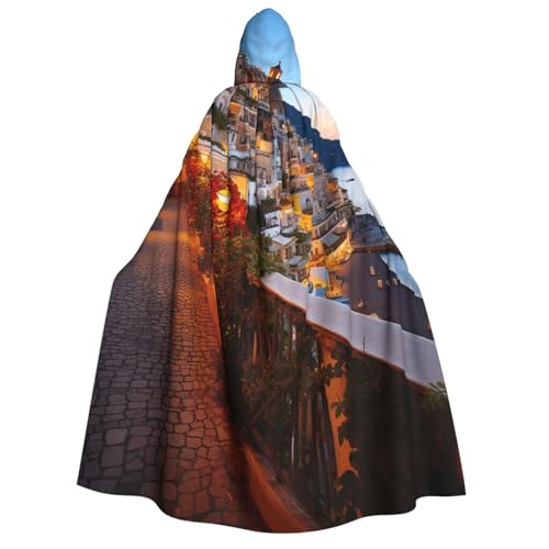 TRSGKSQP Positano Kapuzenumhang für Erwachsene, Sonnenuntergang, Halloween-Umhang, lange Kapuze, Cosplay-Kostüm TRSGKSQP Positano Kapuzenumhang für Erwachsene, Sonnenuntergang, Halloween-Umhang, lange Kapuze, Cosplay-Kostüm von TRSGKSQP