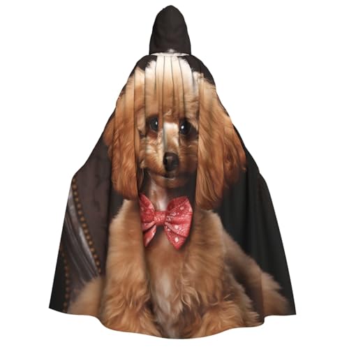 TRSGKSQP Pudel Erwachsenen-Umhang mit Kapuze, Halloween-Umhang, lange Kapuze, Robe, Umhang, Cosplay-Kostüm TRSGKSQP Pudel Erwachsenen-Umhang mit Kapuze, Halloween-Umhang, lange Kapuze, Robe, Umhang, Cosplay-Kostüm von TRSGKSQP