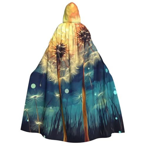 TRSGKSQP Pusteblumen-Umhang zum Selbermachen, Zeichnen, Erwachsene, Kapuzenumhang, Halloween-Umhang, lange Kapuze, Robe, Umhang, Cosplay-Kostüm TRSGKSQP Pusteblumen-Umhang zum Selbermachen, Zeichnen, Erwachsene, Kapuzenumhang, Halloween-Umhang, lange Kapuze, Robe, Umhang, Cosplay-Kostüm von TRSGKSQP