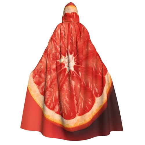 TRSGKSQP Ripe Grapefruit Slice Erwachsenen-Umhang mit Kapuze, Halloween-Umhang, lange Kapuze, Robe, Umhang, Cosplay-Kostüm TRSGKSQP Ripe Grapefruit Slice Erwachsenen-Umhang mit Kapuze, Halloween-Umhang, lange Kapuze, Robe, Umhang, Cosplay-Kostüm von TRSGKSQP