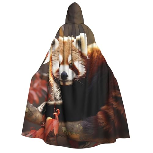 TRSGKSQP Roter Panda-Umhang mit Kapuze für Erwachsene, Halloween-Umhang, lange Kapuze, Cosplay-Kostüm TRSGKSQP Roter Panda-Umhang mit Kapuze für Erwachsene, Halloween-Umhang, lange Kapuze, Cosplay-Kostüm von TRSGKSQP