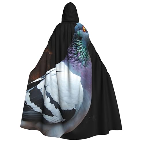 TRSGKSQP Taubenumhang mit Kapuze für Erwachsene, Halloween-Umhang, lange Kapuze, Cosplay-Kostüm TRSGKSQP Taubenumhang mit Kapuze für Erwachsene, Halloween-Umhang, lange Kapuze, Cosplay-Kostüm von TRSGKSQP
