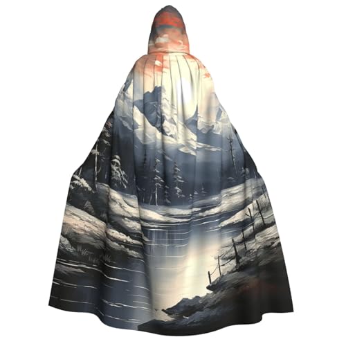 TRSGKSQP Umhang mit Kapuze für Erwachsene, mit Kapuze, lange Kapuze, Cosplay-Kostüm von TRSGKSQP