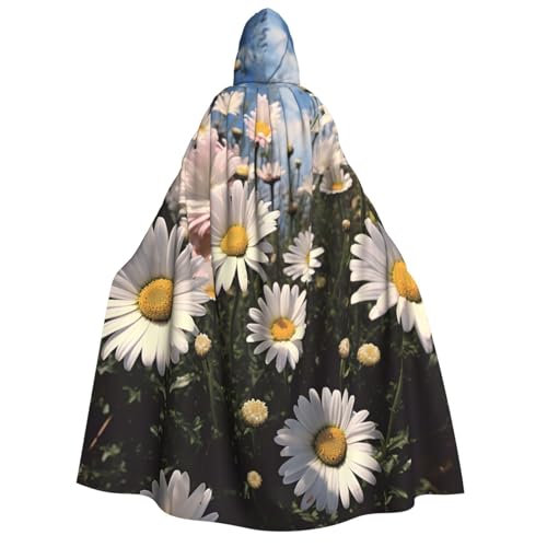 TRSGKSQP Wunderschöner Gänseblümchen-Umhang mit Kapuze für Erwachsene, Halloween-Umhang, lange Kapuze, Cosplay-Kostüm TRSGKSQP Wunderschöner Gänseblümchen-Umhang mit Kapuze für Erwachsene, Halloween-Umhang, lange Kapuze, Cosplay-Kostüm von TRSGKSQP