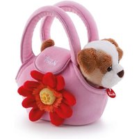 TRUDI 29728 Fashion Pets Plüschhund in der Tasche ca. 19 cm (Größe XS) von TRUDI
