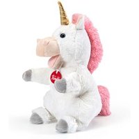 TRUDI 29910 Puppets Handpuppe Einhorn ca. 30 cm von TRUDI