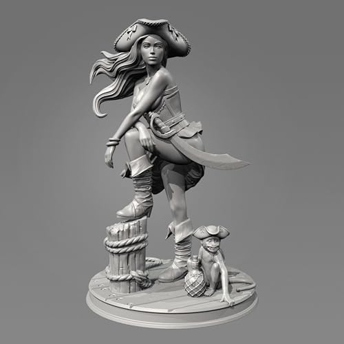 1/24 Antike Kriegerin Resin-Soldatenmodellbausatz Unbemalter und unmontierter Resin-Modellbausatz //v9S6L1 von TRUEGRIS