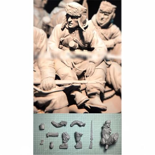 TRUEGRIS 1/16 Deutscher Panzersoldat aus dem Zweiten Weltkrieg Resin Modell bausatz Unbemalter und unmontierter Resin-Modellbausatz (Keine Panzer) //F9q6L11 von TRUEGRIS