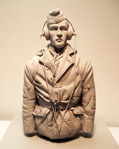 TRUEGRIS 1/16 Deutscher Panzersoldat aus dem Zweiten Weltkrieg Resin Modell bausatz Unbemalter und unmontierter Resin-Modellbausatz (Keine Panzer) //F9q6L24 von TRUEGRIS