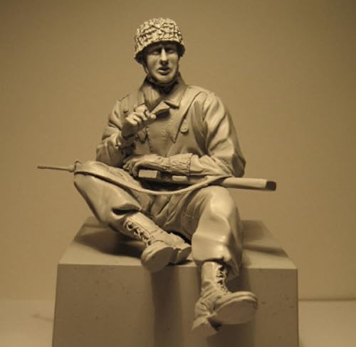 TRUEGRIS 1/16 Deutscher Panzersoldat aus dem Zweiten Weltkrieg Resin Modell bausatz Unbemalter und unmontierter Resin-Modellbausatz (Keine Panzer) //F9q6L42 von TRUEGRIS