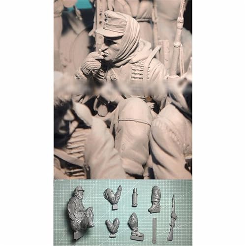 TRUEGRIS 1/16 Deutscher Panzersoldat aus dem Zweiten Weltkrieg Resin Modell bausatz Unbemalter und unmontierter Resin-Modellbausatz (Keine Panzer) //F9q6L5 von TRUEGRIS