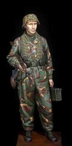 TRUEGRIS 1/16 Deutscher Soldat aus dem Zweiten Weltkrieg Resin Modellbausatz Unbemalt und unmontiert Resin Modellbausatz//F9q7L11 von TRUEGRIS