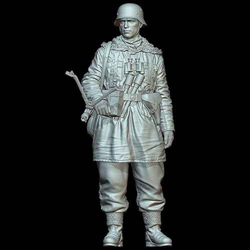 TRUEGRIS 1/16 Deutscher Soldat aus dem Zweiten Weltkrieg Resin Modellbausatz Unbemalt und unmontiert Resin Modellbausatz//F9q7L16 von TRUEGRIS