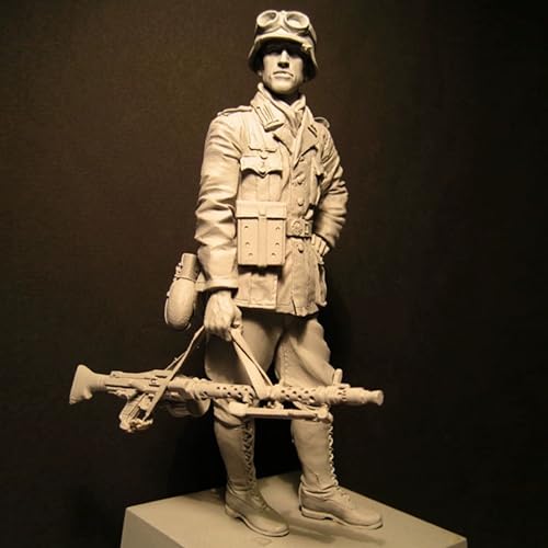 TRUEGRIS 1/16 Deutscher Soldat aus dem Zweiten Weltkrieg Resin Modellbausatz Unbemalt und unmontiert Resin Modellbausatz//F9q7L19 von TRUEGRIS
