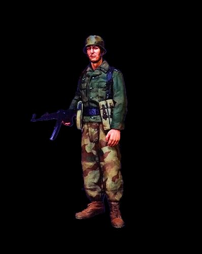 TRUEGRIS 1/16 Deutscher Soldat aus dem Zweiten Weltkrieg Resin Modellbausatz Unbemalt und unmontiert Resin Modellbausatz//F9q7L26 von TRUEGRIS