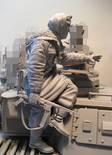 TRUEGRIS 1/16 Deutscher Soldat aus dem Zweiten Weltkrieg Resin Modellbausatz Unbemalt und unmontiert Resin Modellbausatz//F9q7L38 von TRUEGRIS