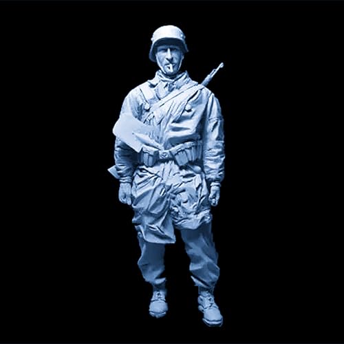 TRUEGRIS 1/16 Deutscher Soldat aus dem Zweiten Weltkrieg Resin Modellbausatz Unbemalt und unmontiert Resin Modellbausatz//F9q7L42 von TRUEGRIS
