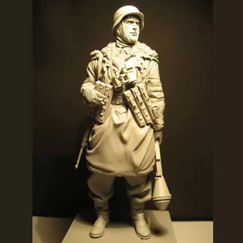 TRUEGRIS 1/16 Deutscher Soldat aus dem Zweiten Weltkrieg Resin Modellbausatz Unbemalt und unmontiert Resin Modellbausatz//F9q7L48 von TRUEGRIS