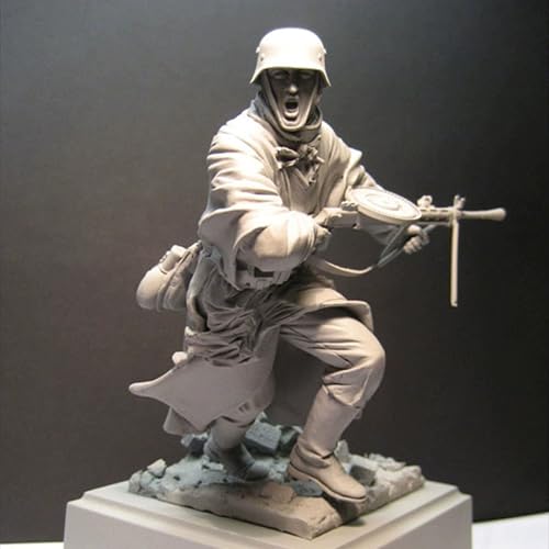 TRUEGRIS 1/16 Deutscher Soldat aus dem Zweiten Weltkrieg Resin Modellbausatz Unbemalt und unmontiert Resin Modellbausatz//F9q7L59 von TRUEGRIS