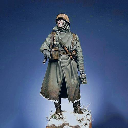 TRUEGRIS 1/16 Deutscher Soldat aus dem Zweiten Weltkrieg Resin Modellbausatz Unbemalt und unmontiert Resin Modellbausatz//F9q7L61 von TRUEGRIS