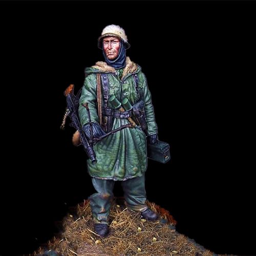TRUEGRIS 1/16 Deutscher Soldat aus dem Zweiten Weltkrieg Resin Modellbausatz Unbemalt und unmontiert Resin Modellbausatz//F9q7L66 von TRUEGRIS