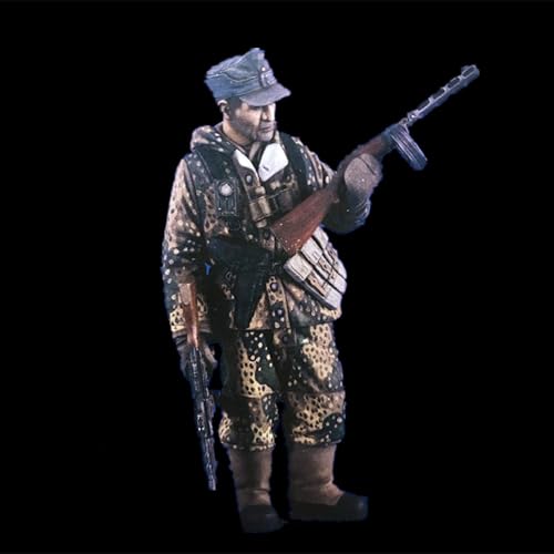 TRUEGRIS 1/16 Deutscher Soldat aus dem Zweiten Weltkrieg Resin Modellbausatz Unbemalt und unmontiert Resin Modellbausatz//F9q7L67 von TRUEGRIS