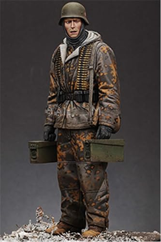 TRUEGRIS 1/16 Deutscher Soldat aus dem Zweiten Weltkrieg Resin Modellbausatz Unbemalt und unmontiert Resin Modellbausatz//F9q7L77 von TRUEGRIS