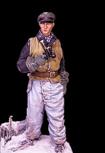 TRUEGRIS 1/16 Deutscher Soldat aus dem Zweiten Weltkrieg Resin Modellbausatz Unbemalt und unmontiert Resin Modellbausatz//F9q7L87 von TRUEGRIS