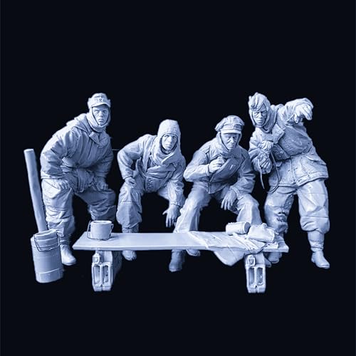 TRUEGRIS 1/16 Deutscher Soldat aus dem Zweiten Weltkrieg Resin Modellbausatz Unbemalt und unmontiert Resin Modellbausatz//F9q7L97 von TRUEGRIS