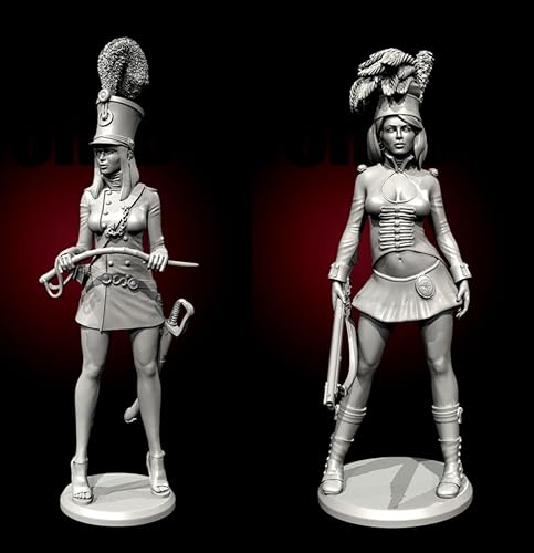 TRUEGRIS 1/35 Erster Weltkrieg Soldatin Resin-Soldatenmodellbausatz Unbemalter und unmontierter Resin-Modellbausatz (2 Personen) //v9S2L7 von TRUEGRIS