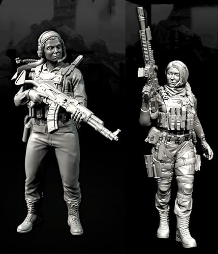 TRUEGRIS 1/35 Europäische Kommandosoldaten-Resin-Soldatenmodell-Bausatz Ungefärbter und unmontierter Resin-Modellbausatz (2 Personen) //v9S3L10 von TRUEGRIS