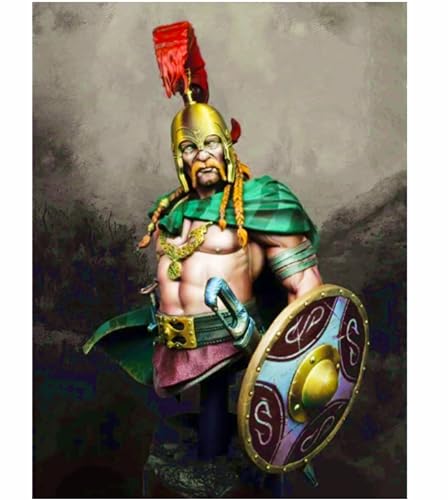 TRUEGRIS 200mm Europäische Alte Kriegerin Soldatin aus Resin Büste Modellbausatz Unbemalte unmontierte Figur aus Resin Modellbausatz //G8w3L1 von TRUEGRIS