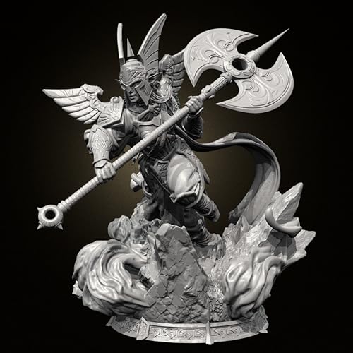 TRUEGRIS H75mm Antiker Höllen-Krieger Resin-Modellbausatz Unbemalt und unmontiert Resin-Modellbausatz // C8r6L3 von TRUEGRIS