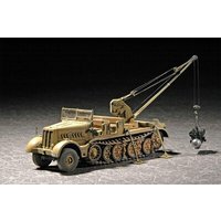 TRUMPETER 07251 1:72 Drehkran 6 to. auf Zugkraftwagen von TRUMPETER