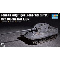 TRUMPETER 07160 1:72 Königstiger (Henschel-Turm), mit 105 mm kWh L65 TRUMPETER 07160 1:72 Königstiger (Henschel-Turm), mit 105 mm kWh L65 von TRUMPETER