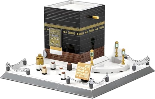 Moschee Kaaba von Mekka Architektur Bausteine Bausatz, 446 Teile Modular Haus Architektur Modellbausatz, Weltberühmtes Architektur Modell Bauklötze Islamisches Dekormodell für Erwachsene und Kinder Moschee Kaaba von Mekka Architektur Bausteine Bausatz, 446 Teile Modular Haus Architektur Modellbausatz, Weltberühmtes Architektur Modell Bauklötze Islamisches Dekormodell für Erwachsene und Kinder von TRavesty