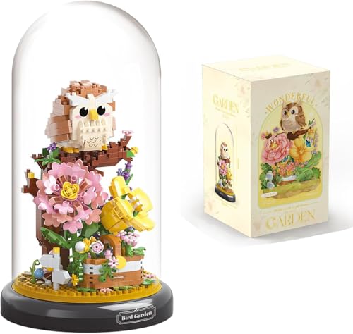 TRavesty Eule Blumenstrauß Bausteine Bausatz, kreativer DIY Tiere Blumen Bauset Blumen Pflanzen Blumenstrauß mit Staubschutzhülle, Tiere Blumenstrauß Bauspielzeugsets Geschenke für Erwachsene Kinder TRavesty Eule Blumenstrauß Bausteine Bausatz, kreativer DIY Tiere Blumen Bauset Blumen Pflanzen Blumenstrauß mit Staubschutzhülle, Tiere Blumenstrauß Bauspielzeugsets Geschenke für Erwachsene Kinder von TRavesty