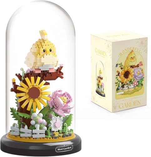 Papagei Blumenstrauß Bausteine Bausatz, kreativer DIY Tiere Blumen Bauset Blumen Pflanzen Blumenstrauß mit Staubschutzhülle, Tiere Blumenstrauß Bauspielzeugsets Geschenke für Erwachsene Kinder Papagei Blumenstrauß Bausteine Bausatz, kreativer DIY Tiere Blumen Bauset Blumen Pflanzen Blumenstrauß mit Staubschutzhülle, Tiere Blumenstrauß Bauspielzeugsets Geschenke für Erwachsene Kinder von TRavesty