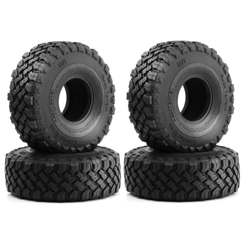 1,9 -Zoll -Crawler -Reifen Kompatibel mit 1,9 -Zoll -Achsen -Achsenmodelle, die mit 90047 III Pro AXI03007 GEN8 und Packung von 4 Reifen kompatibel sind von TReCVd