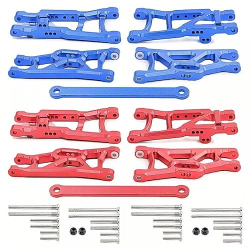 2WD -Upgrade -Teile vorne und hinterem Arm dreiteils eingestellt mit den Modellnummern 3631 und 2555 kompatibel(Blue) von TReCVd